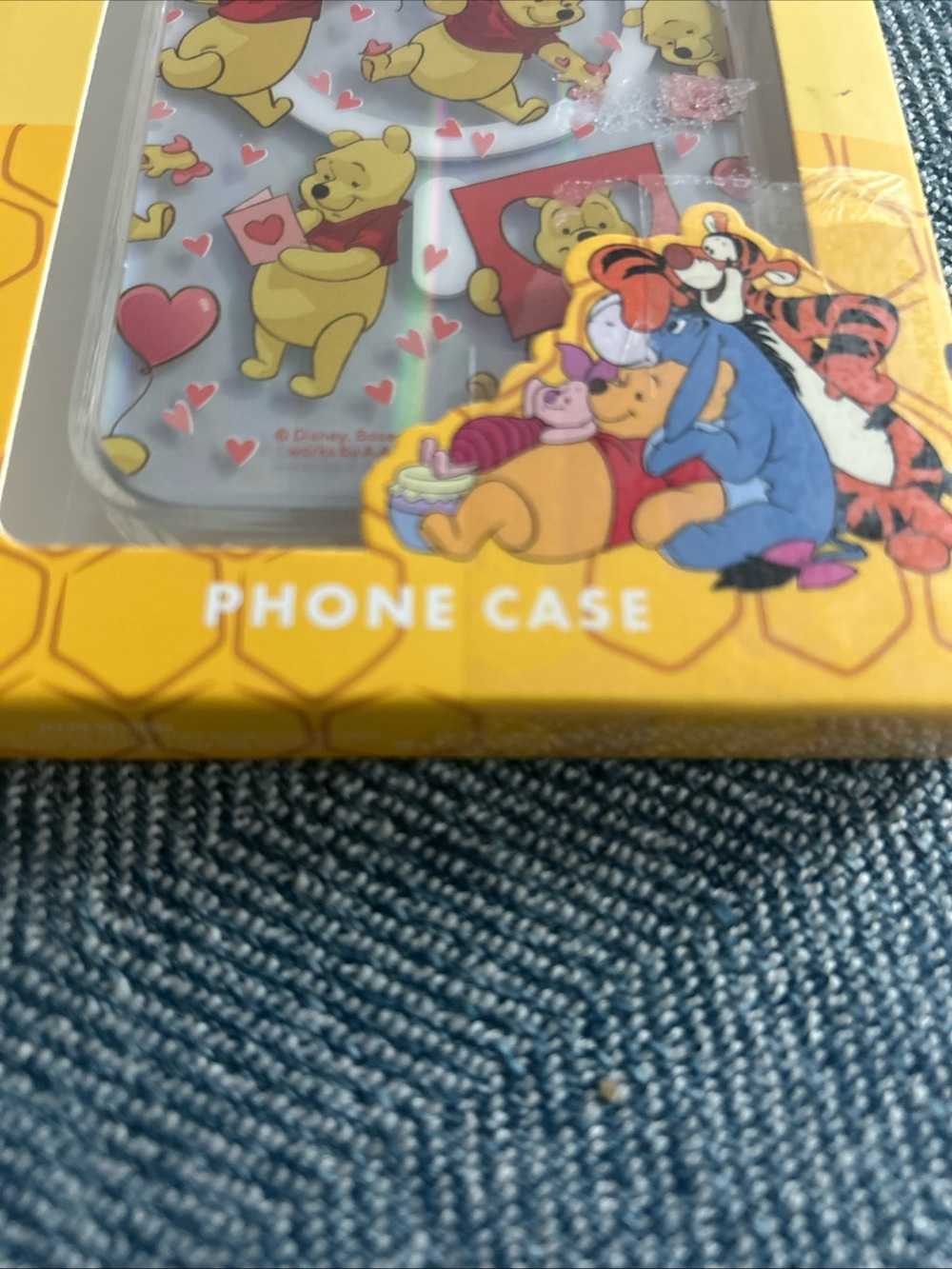 New Disney Winnie The Pooh iPhone 13/14/15  Phone Case W/ Hearts/balloons - Picture 6 of 11